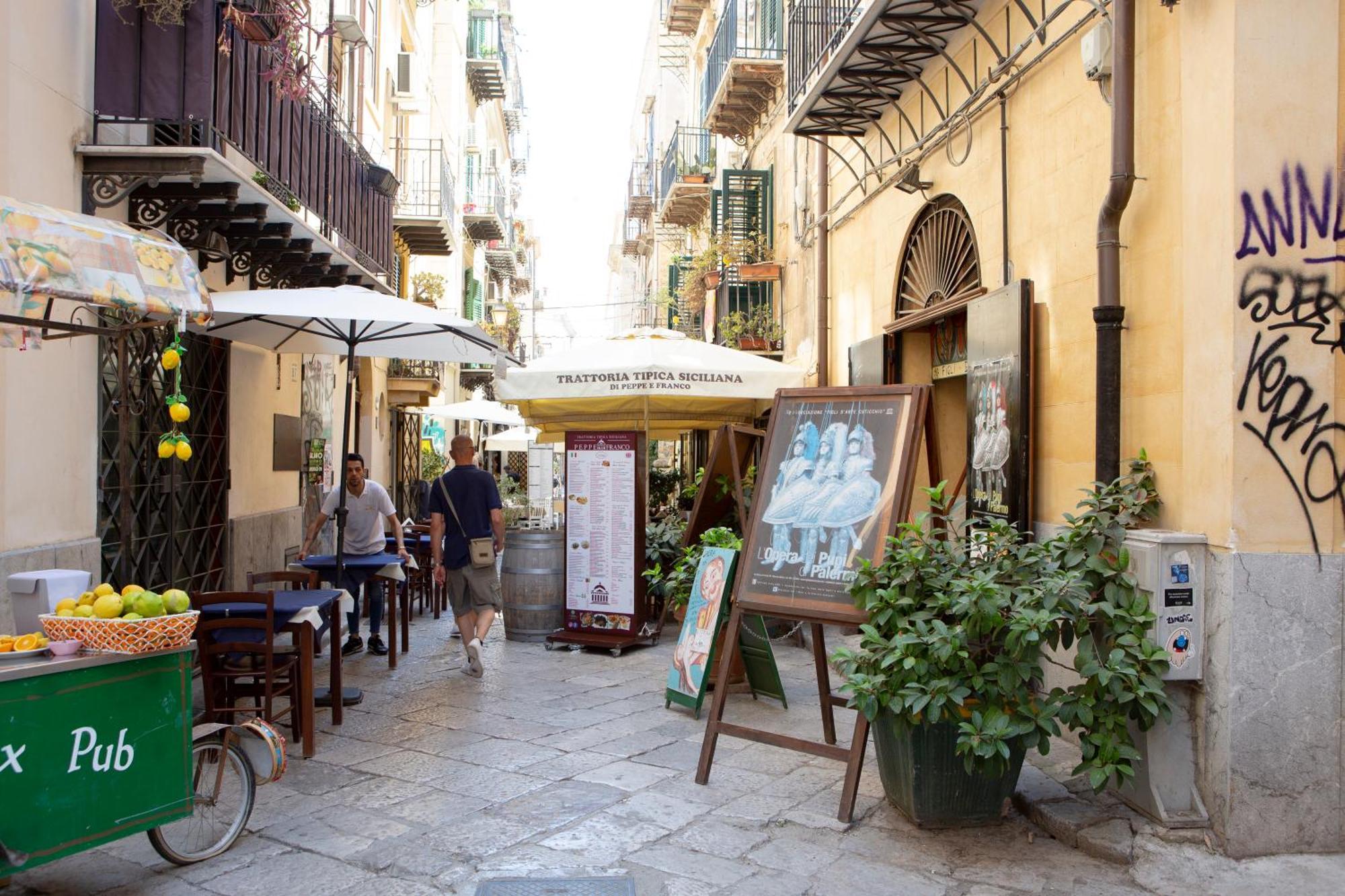 Casa Lorenzo Palermo Bagian luar foto